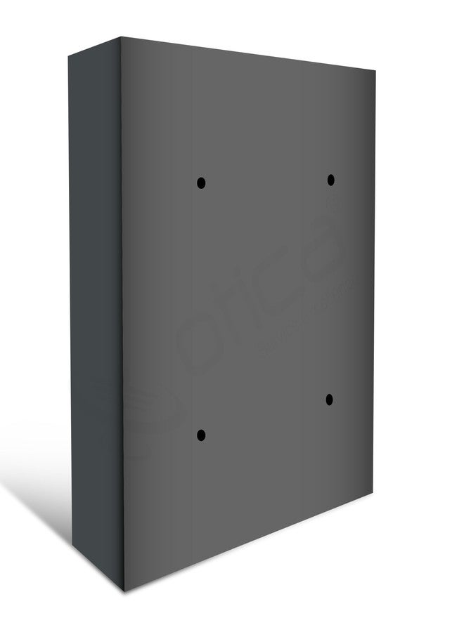 OTICA All in One Multipurpose Use Box - Letter Box/Post Box for Gate Home | Wall Mount Suggestion Box for Office Use, Donation Box, Complaint Box with Lock & Key for Hospital | GI Steel Material Grey - Image 4